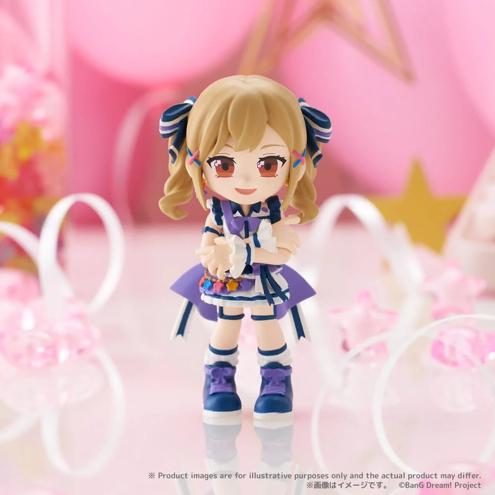 BanG Dream! Poppin'Party PalVerse PVC Figures 9 cm Blind Box - 1 Unidade Aleatória